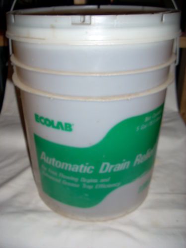Ecolab automatic drain relief 5 gal. bucket for sale