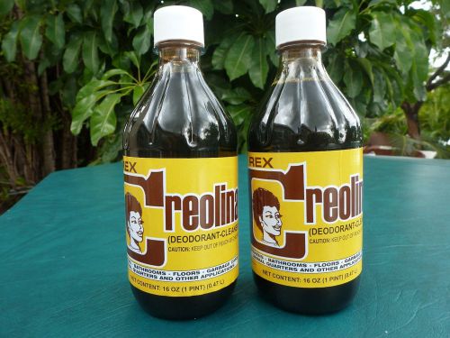 Animal quarters creolina  odor remover  coal tar deodorant 16oz.bottles 2-pack for sale