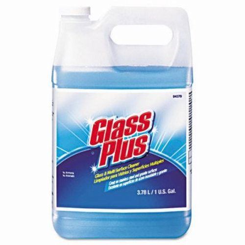 Glass Plus Glass Cleaner, Floral Scent, Liquid, 4/1 gal. Bottles (DVO94379)