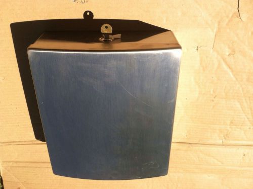 Bobrick wall mount c-fold / multi-fold paper towel dispenser, stainless for sale