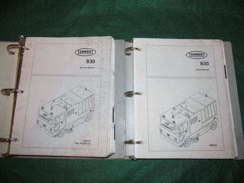 TENNANT 830 Parts Manual &amp; Service Manual