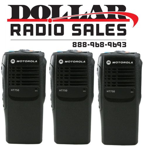 3 New Refurbished Front Housing For Motorola HT750 16CH Two Way Radios 