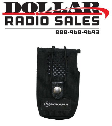 New Motorola HLN8253A Nylon Carry Case W/ Belt Loop SP10 SU210 Spirit Pro Radios