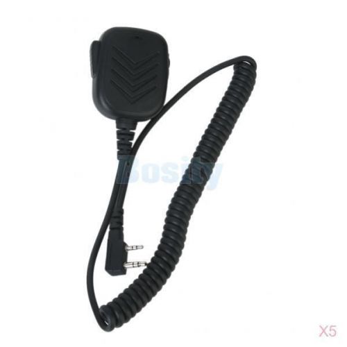 5x Handhold Mic Speaker for KENWOOD Walkie Talkie TH-F7 TH-G71 TK-3160 TK-253
