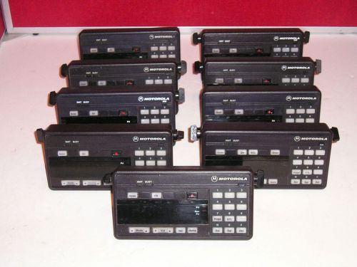 9 motorola systems 9000 mobile radio control heads for sale