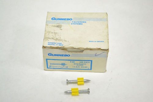 New gunnebo f-32 fastener hardware plastic flute drive pins 0.30x1-1/4in b288407 for sale