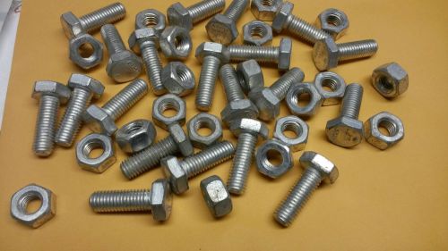 (20) 7/8 X 1-3/4 A325T Heavy Galvanized Structural Hex Bolts with (20) Nuts