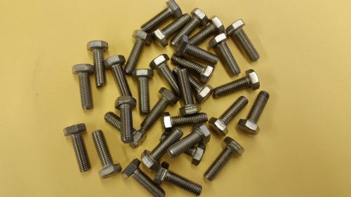 Metric bolts m8, 8mm-1.25 x 25mm, a4-70 stainless steel hex head bolts, qty. 50 for sale