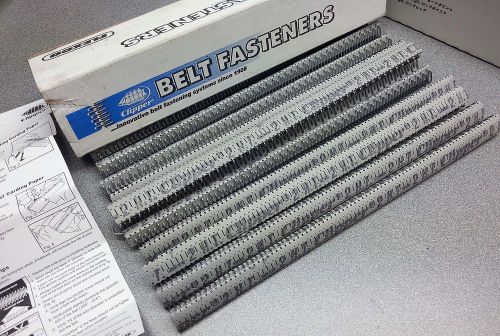 Box of new 12 individual Clipper 02161 12 inch long High Tensile belt fastners