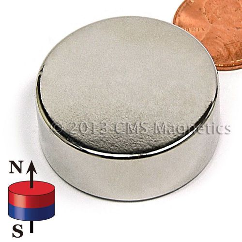 Neodymium magnet n42 dia 1 1/4&#034; x 1/2&#034; ndfeb rare earth disk magnets lot 100 for sale