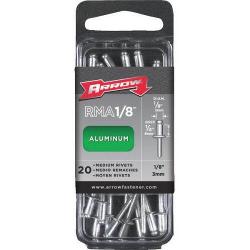 Arrow fastener rma1/8 rivets-1/8x1/4 alum rivet for sale