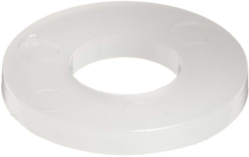 Nylon flat washer off white 1/4&#034; hole size 0.260&#034; id 0.562&#034; od 0.062&#034; pack for sale