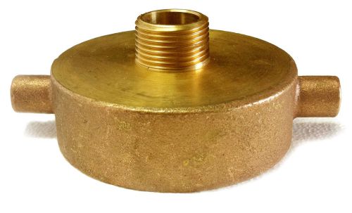 2-1/2&#034; female nst x 3/4&#034; mip hose/ hydrant brass adapter for sale