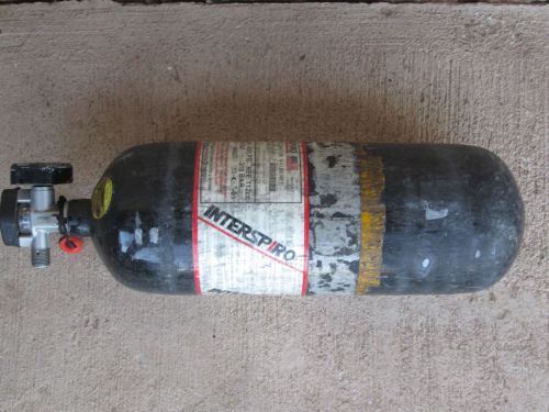 Interspiro spiromatic 4500psi scba tank 2001 mfg date  #14 for sale