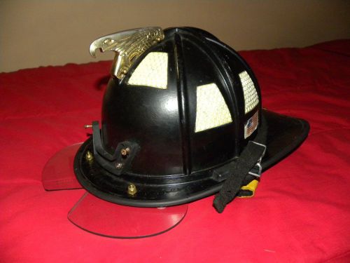 Used Morning Pride Ben II Traditional style fire helmet