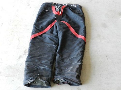 Real firefighter turnouts globe insulated pants 36 ~ l@@k!!!  for sale