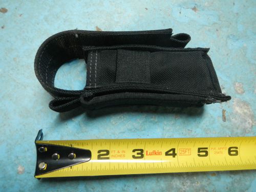 Black nylon tactical Flashlight Holder belt holster