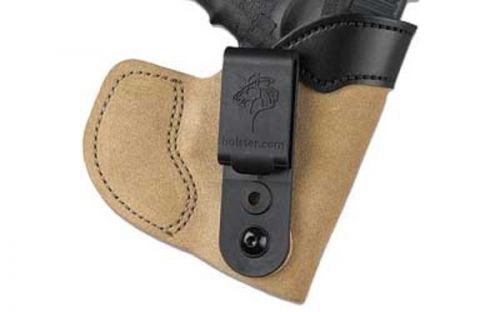 Desantis 111 pocket-tuk pocket holster rh natural p32/p3at/lcp w/ct lg leather for sale
