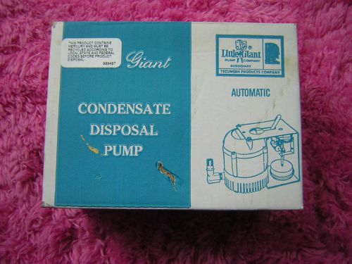 Little giant condensate pump, model 1-abs, brand new in box for sale