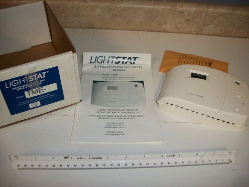 LightStat TME-AVU Light Sensing Automatic Night Setback Thermostat