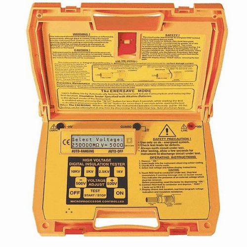 Extech 380385 digital high voltage insulation tester, us authorized dealer new for sale