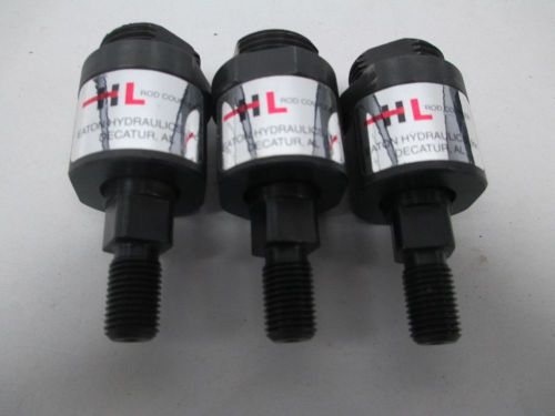 Lot 3 new eaton hydraulics hydro-line rod coupler 1/8in npt d298430 for sale