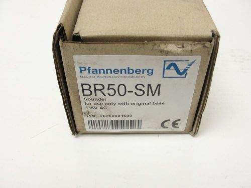 New Pfannenberg BR50-SM Sounder, 115VAC, 28250081600