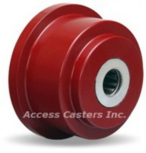 3HFL35W 3-1/2&#034; Cast Iron Flanged Wheel, 500 lbs Capacity, Roller Bearings