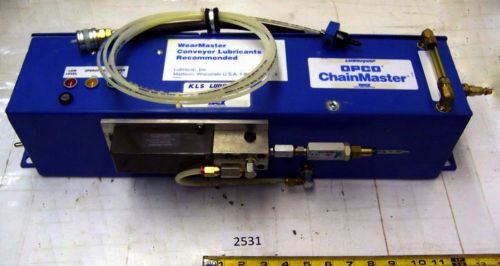 (2531) OPCO OP-52 ChainMaster Oil Lubricating System Conveyor