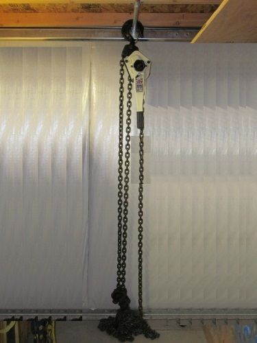 6 ton 20 &#039;jet lever hoist, jlp-600-20  — lever hoist is very easy to use! for sale