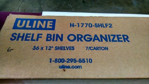 ULINE Shelf Bin Organizer - 36 x 12 x 75&#034; NIB