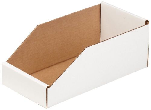 Cardboard Open Top Bin Boxes 6&#034; x 12&#034; x 4 1/2&#034; (Bundle of 50)
