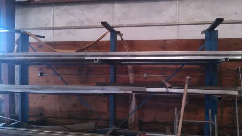 Structural steel on rack for sale