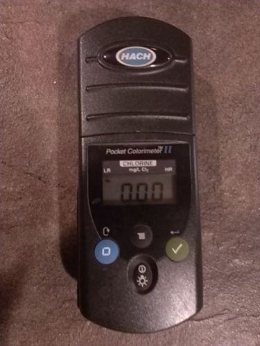 Hach pocket colorimeter ii for testing chlorine         works!! for sale