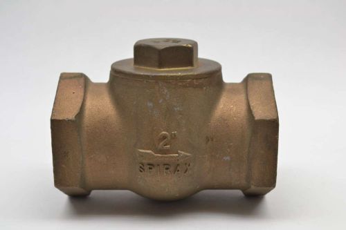 Spirax sarco 2 in npt threaded bronze horizontal lift check valve b408630 for sale