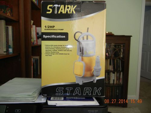 Stark 1/2 hp submersible sump pump for sale