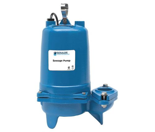 GOULDS WS0511BF Submersible Sewage Pump, 1/2 HP, 1PH, 115V  (HQ4)