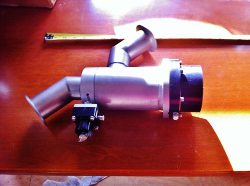 Mks hps 2-stage high conductance inline roughing valve, soft start - 2-kf50&#034; cf for sale