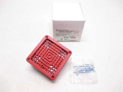 New federal signal 450d 450024t4r vibratone red horn ser d1 18-31.2v-dc d480499 for sale