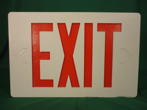 Industrial Exit Sign Safety Light 12&#034; X 8&#034; X 2&#034;