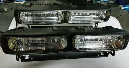 Two whelen talon dual bay dash lights for sale