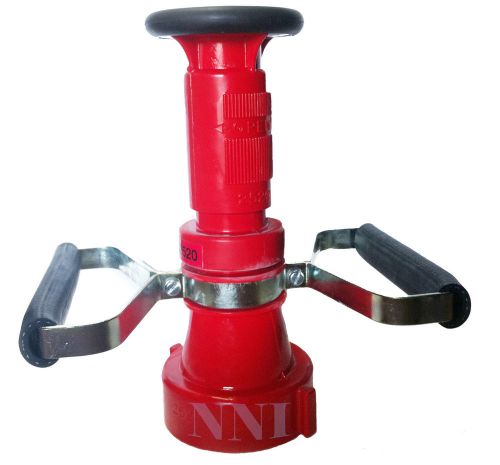 2-1/2&#034; NST FIRE HOSE COMBINATION FOG NOZZLE with HANDLES -150GPM