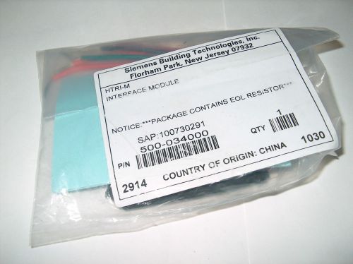 Siemens htri-m single - input intelligent device interface module 500-034000 new for sale