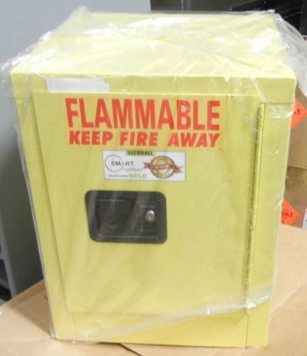 SECURALL A104 4 GALLON FLAMMABLE STORAGE CABINET SELF-LATCHING, BRAND NEW IN BOX