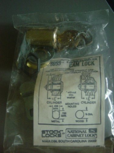 Stock locks disc tumbler cam locks - keyed alike - c8053-3 for sale