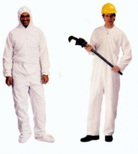 Polypropylene Coveralls 2 Oz Standard Coverall with Zipper Front (25 per case) s