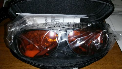 LaserShields Laser Safety Eyewear  ABG#53 VLT 38% W/ Case NEW