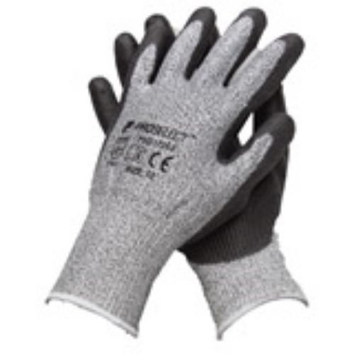 Polyethylene gloves psg12254 hppe knit gloves cut resistant rubber palm xl for sale