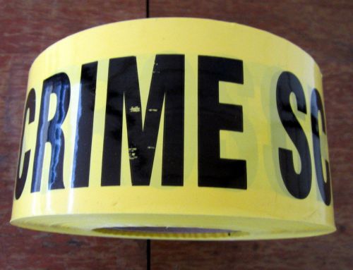 Crime scene do not enter barricade tape~3&#034; x 1000&#039;~ for sale