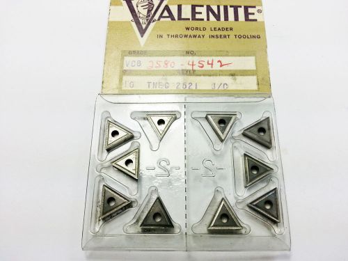 Valenite TNEG 2.521 VC8 Carbide Inserts (QTY 10) (N 260)